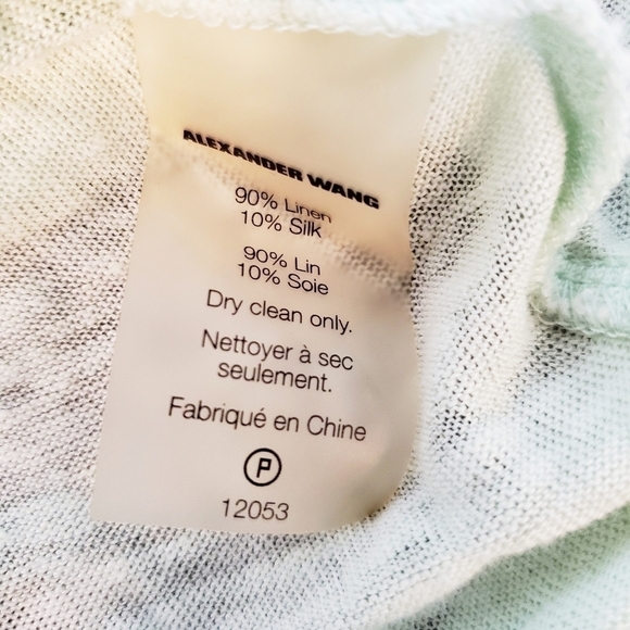 ALEXANDER Wang Pastel Green Tank Top, - Picture 7 of 8
